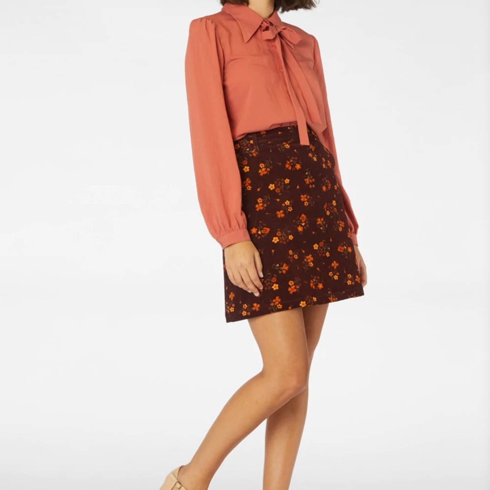 Princess Highway Ondine Cord Skirt with Pockets